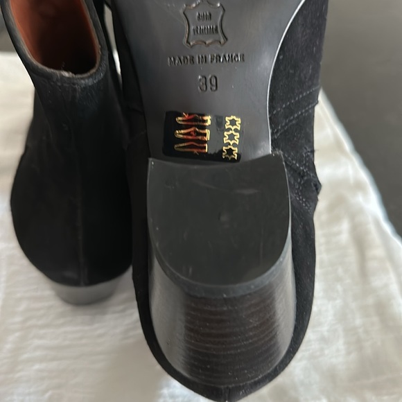Isabel Marant black suede boots!  Cute stitching, worn once. Nick new - Picture 5 of 5